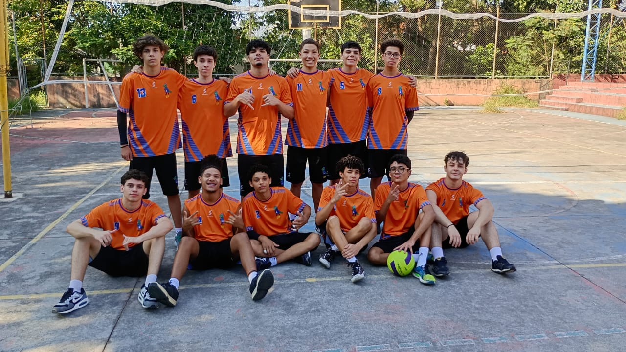 imagem da equipe de voleibol masculino